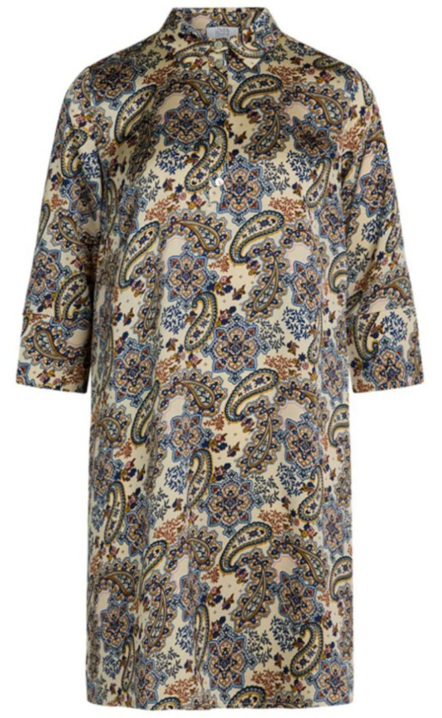 Love Divine Kjole Love441-21 Blue Paisley