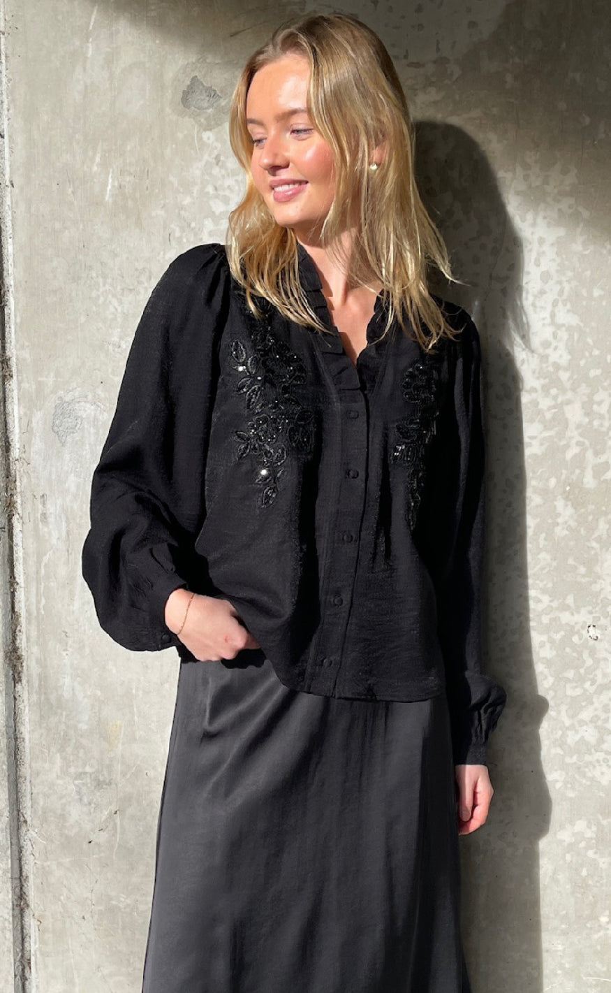 Love Divine Skjorte Love1483 Black