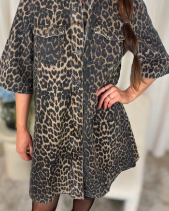 Mbym Kjole Mira-  Leopard Mist