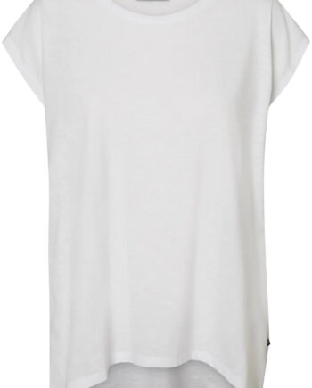 Noisy May Top Mathilde Bright White