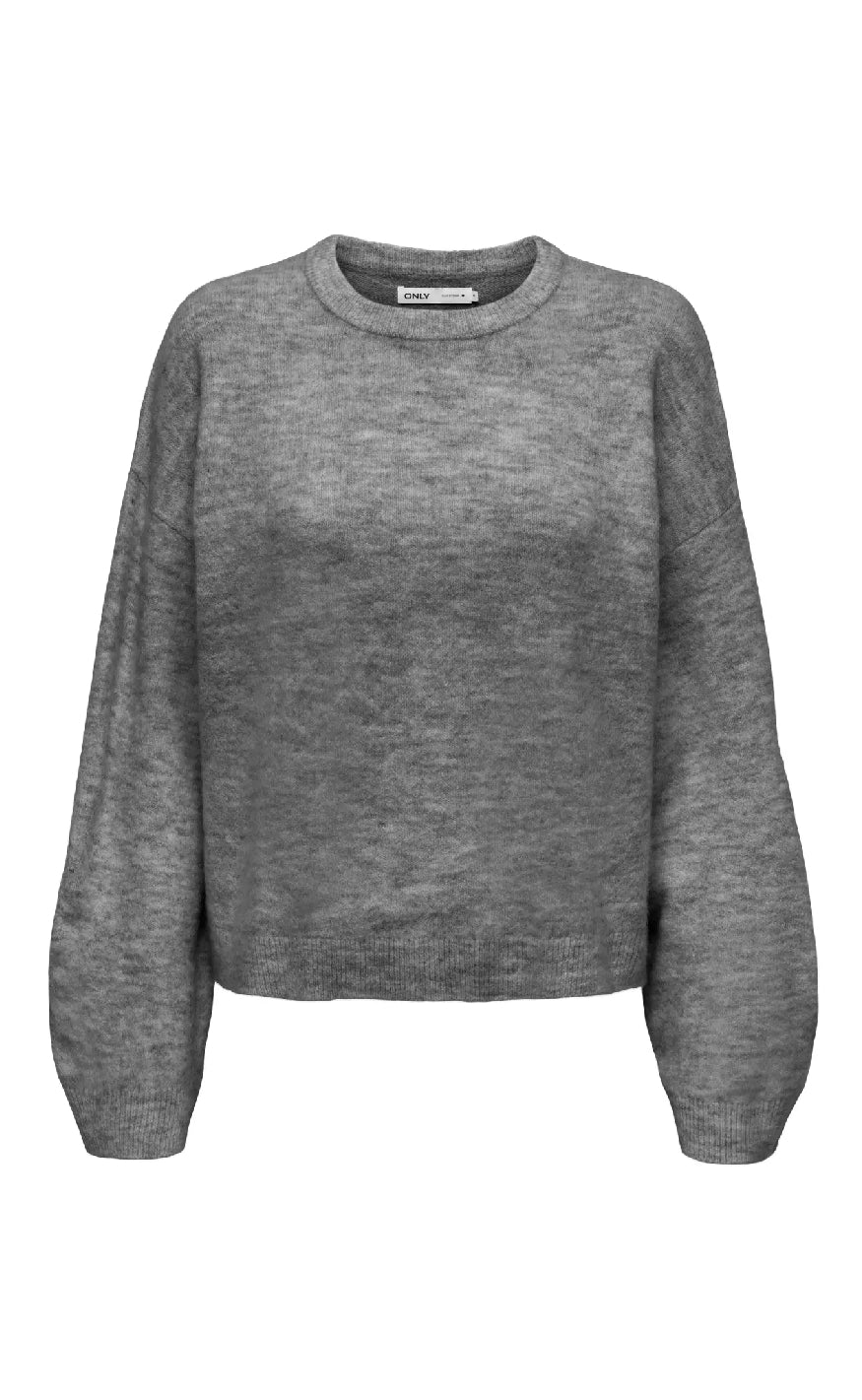 Only Striktrøje Simoni Medium Grey Melange
