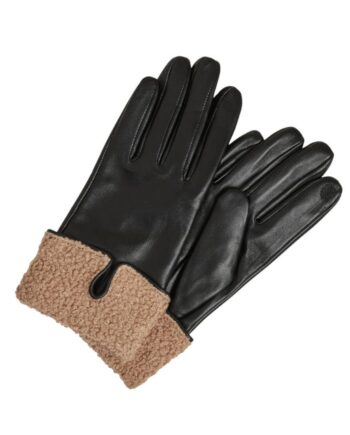 Vila Hansker Gerdes Leather Black