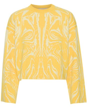 -view Bluse Kira Swirly Blouse Yellow