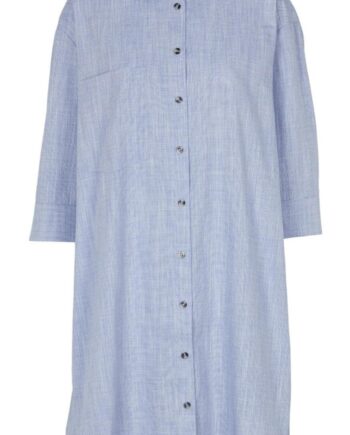Basic Apparel Skjortekjole Nora Harriet Navy