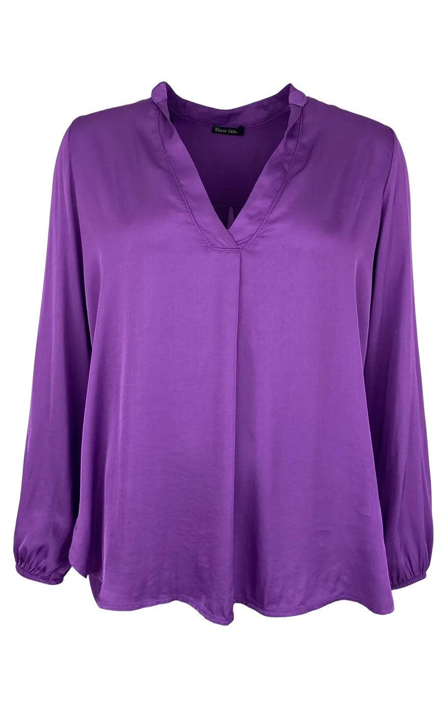 Black Colour Bluse Vibella Lavender