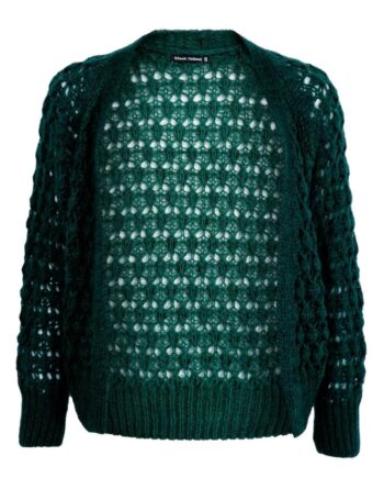 Black Colour Cardigan Trinity Deep Green