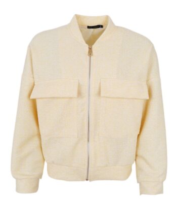 Black Colour Jakke Suri Bomber Lt  Yellow
