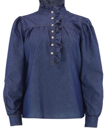Continue Skjorte Ariana Chambre Dark Blue Chambre