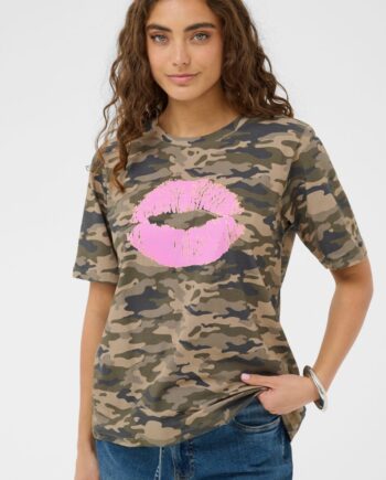 Culture  -shirt Dorit Green Camouflage