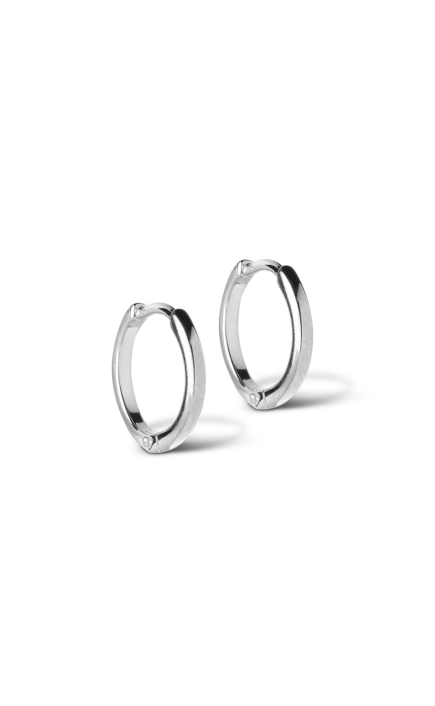 Enamel Copenhagen øreringe Classic Hoops Silver Colour