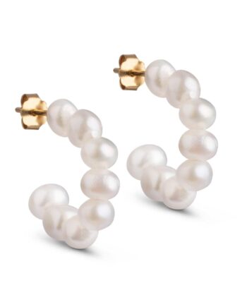 Enamel Copenhagen øreringe Pearlie Chunky Pearl