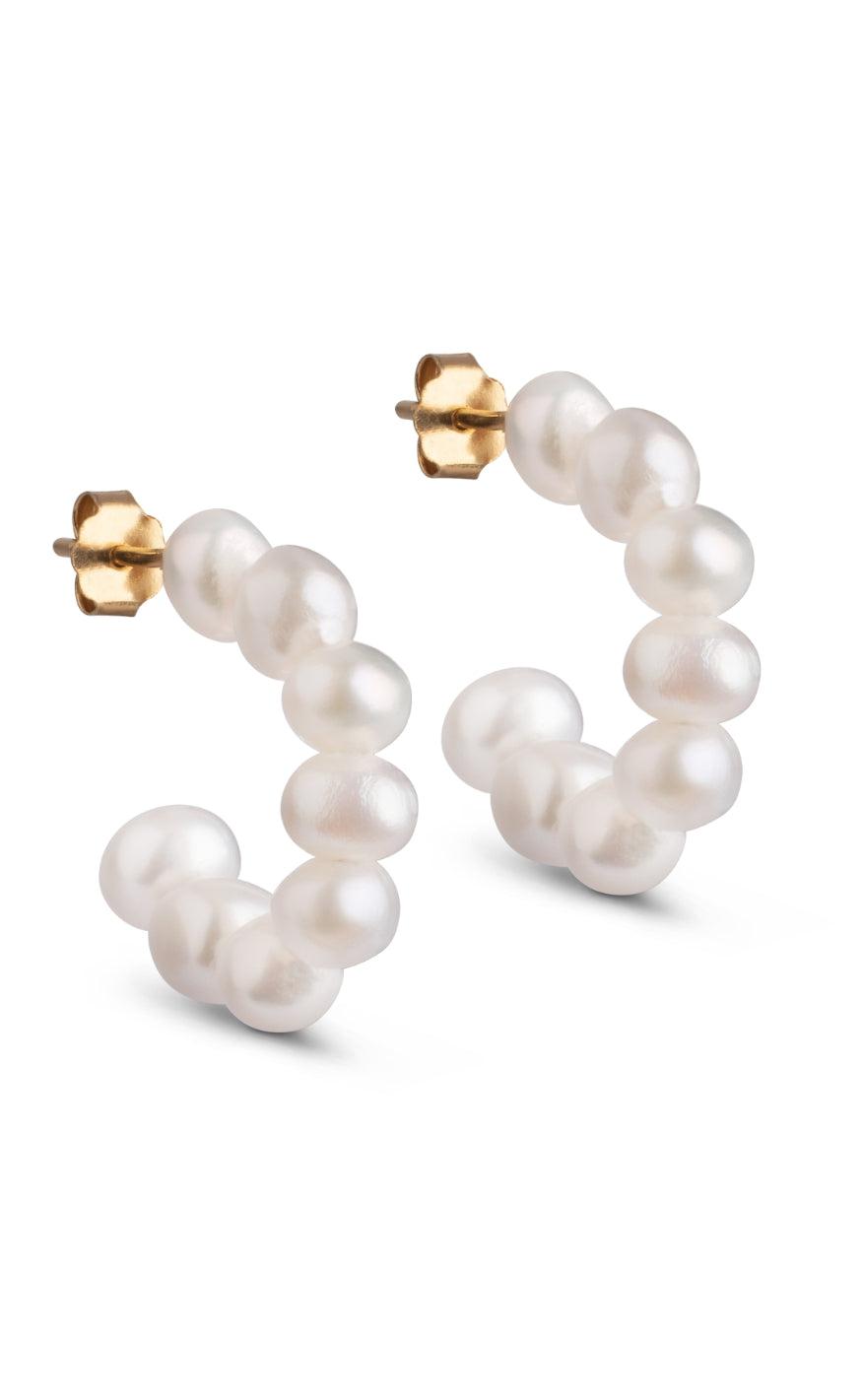 Enamel Copenhagen øreringe Pearlie Chunky Pearl