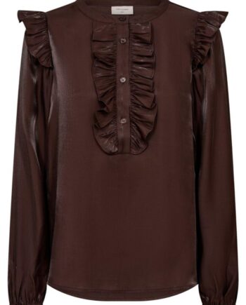 Freequent Bluse Naron Coffee Bean