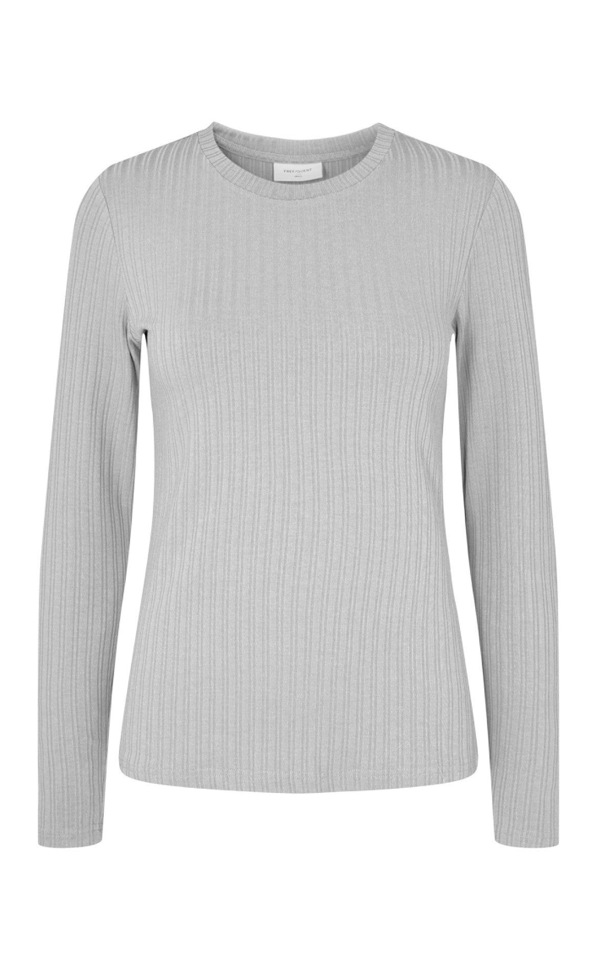 Freequent Bluse Perfect Med Grey Melange