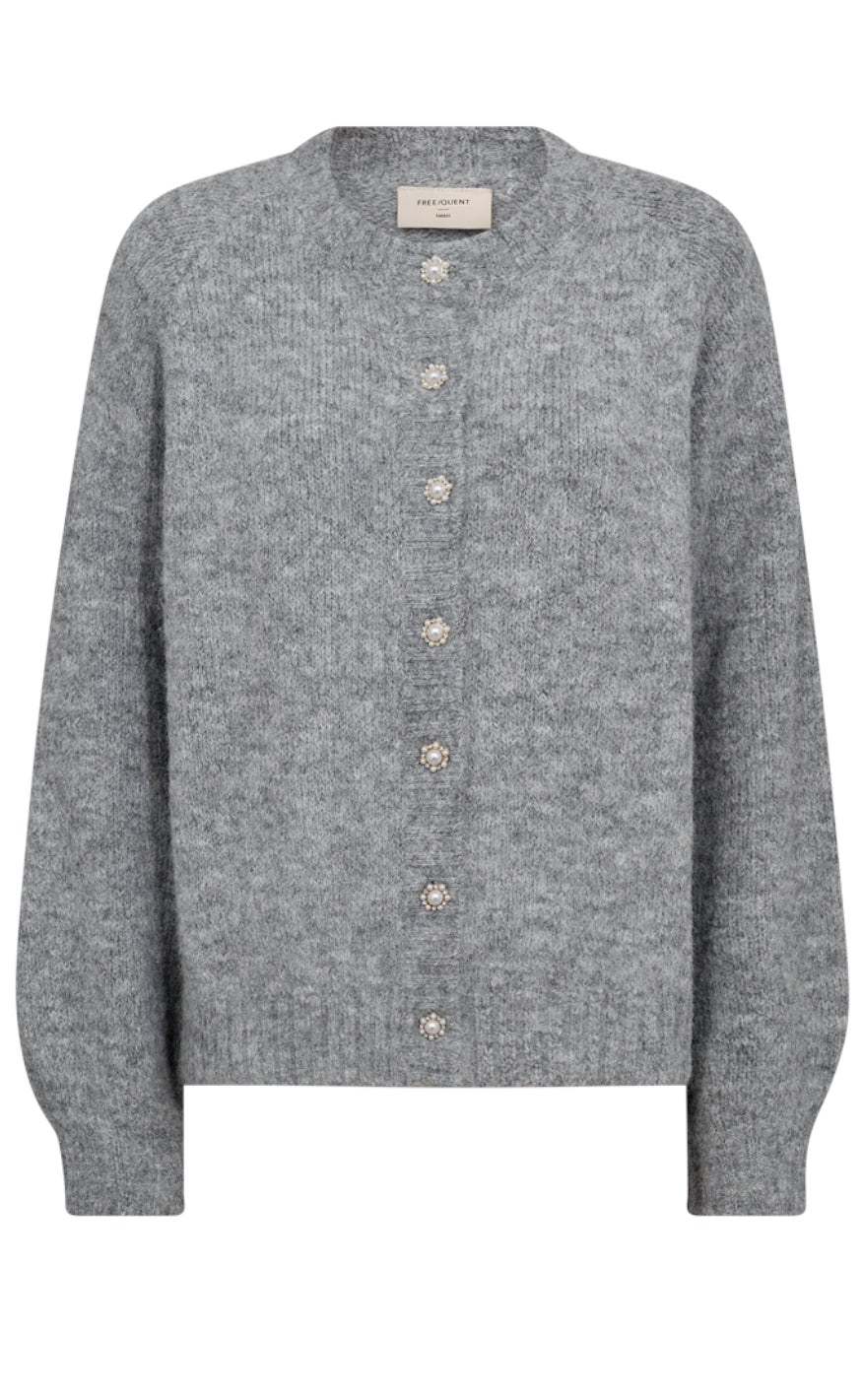 Freequent Cardigan Louisa Medium Grey Melange