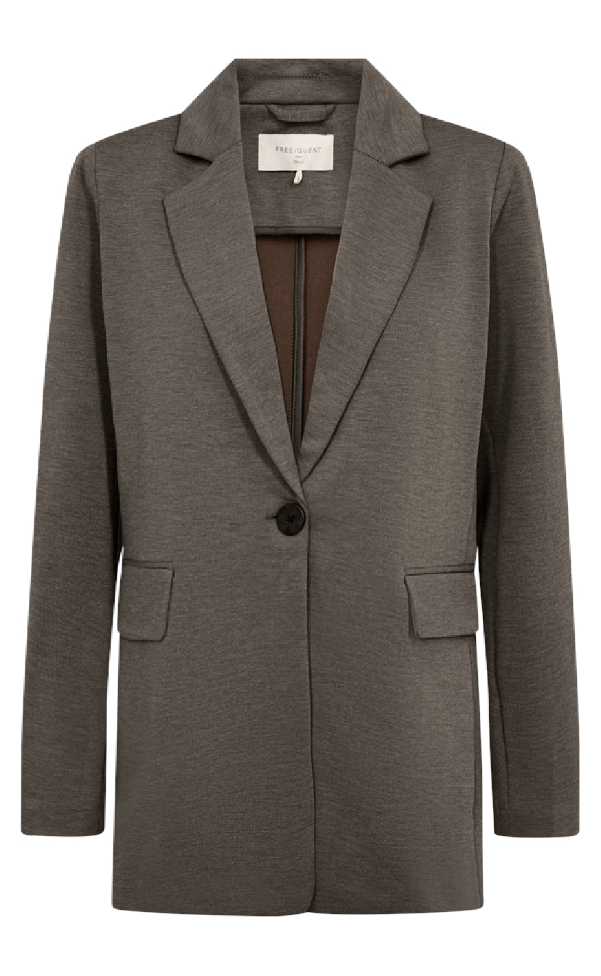 Freequent Jakke Blazer Nanni Structure Morel Melange