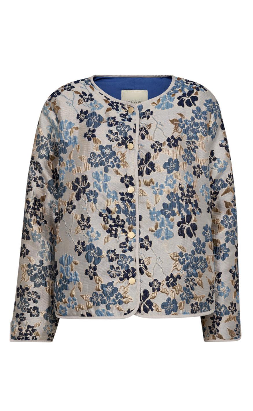 Freequent Jakke Flora Moonbeam Chambray Blue