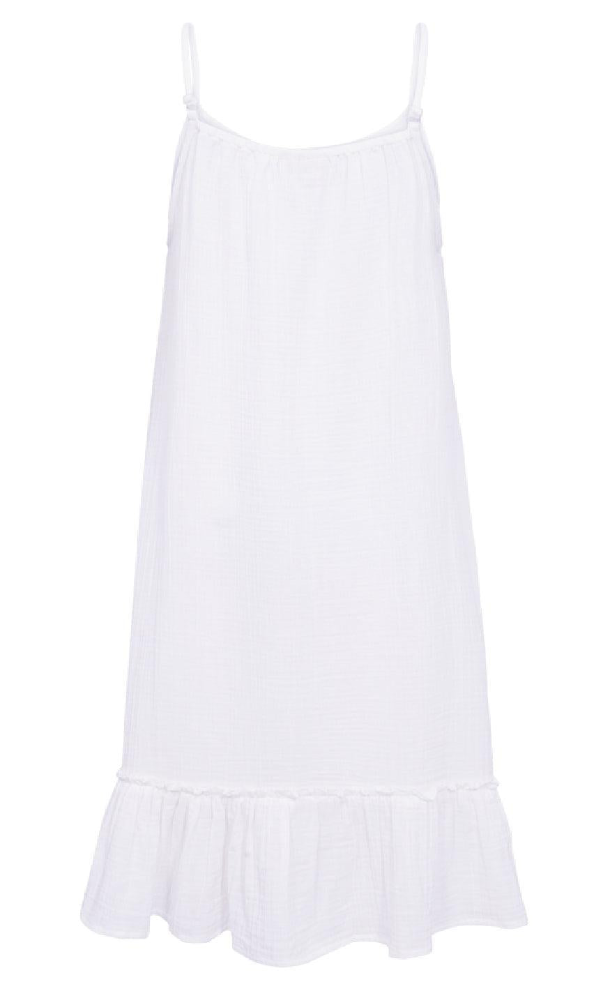 Freequent Kjole Uline Brilliant White