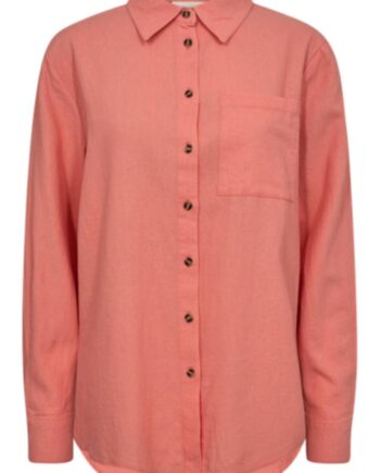 Freequent Skjorte Lava Simple Burnt Coral