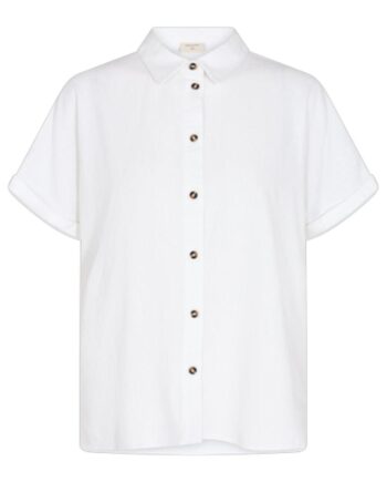 Freequent Skjorte Lava Ss Brilliant White