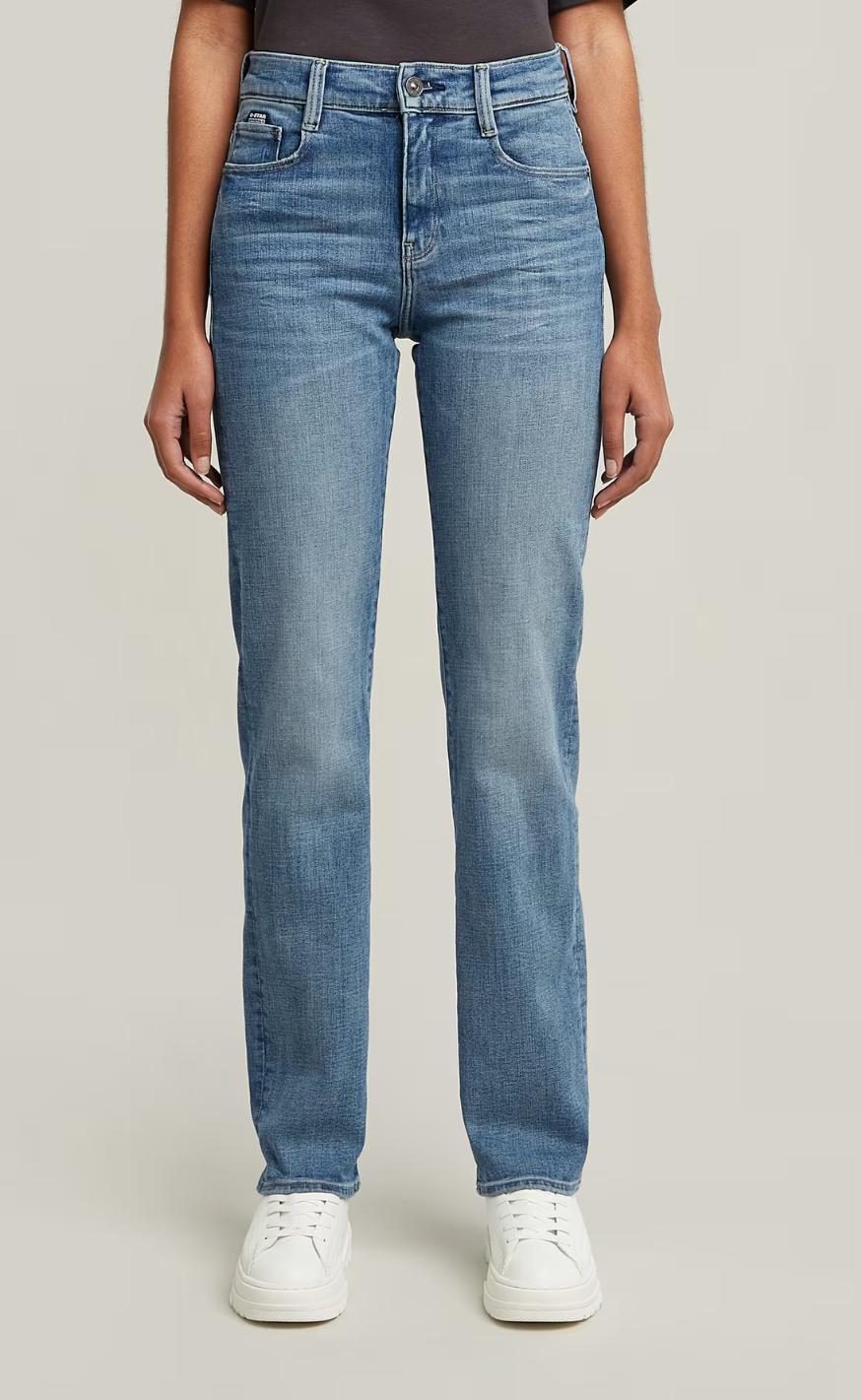 -star Bukser Strace Straight Sun Faded Niagara