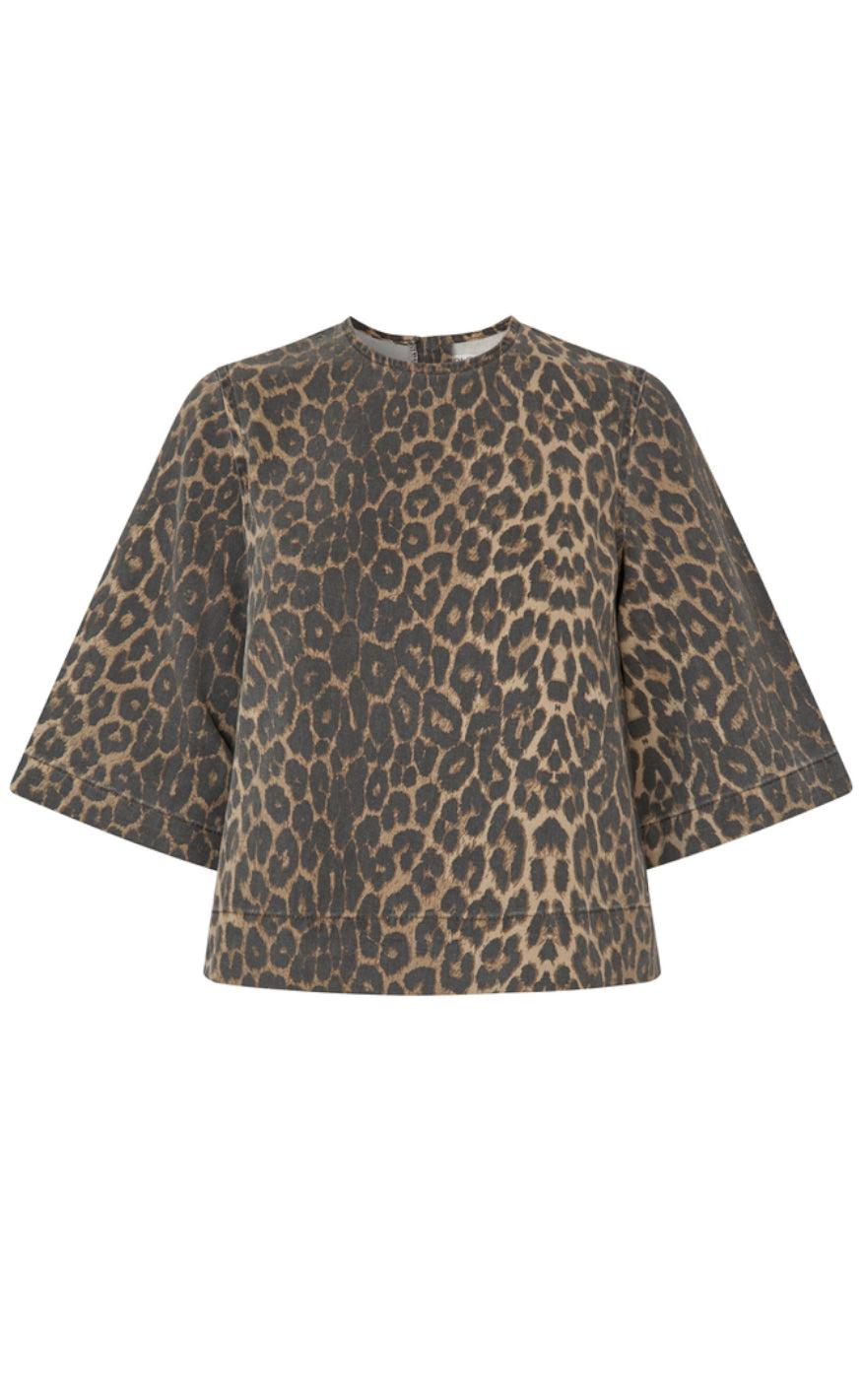 Gloabl Funk Top Ava- Leopard Mist