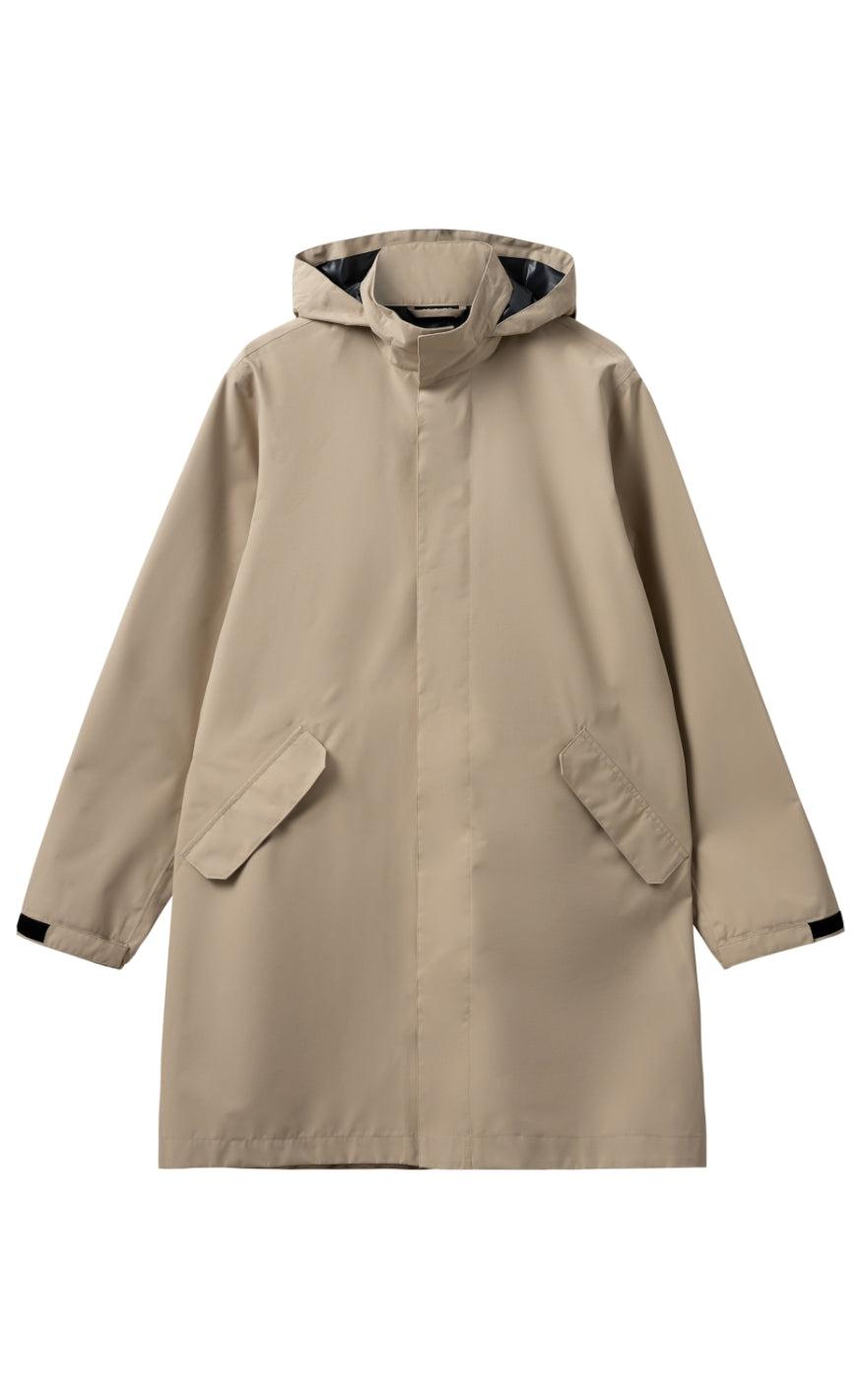 H2o Regnjakke Rømø Long Unisex Warm Grey