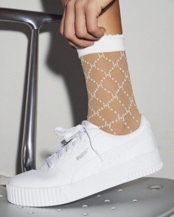 Hype The Detail Strømper Logo 25 Denier Hvid