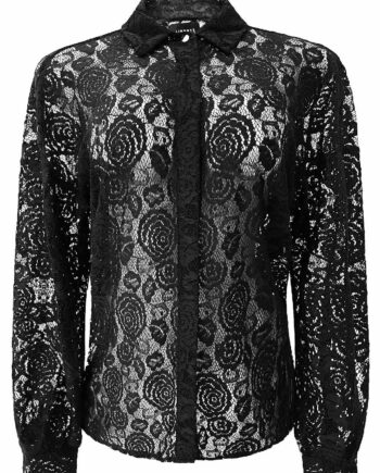 Liberte Skjorte Lacy Black Lace