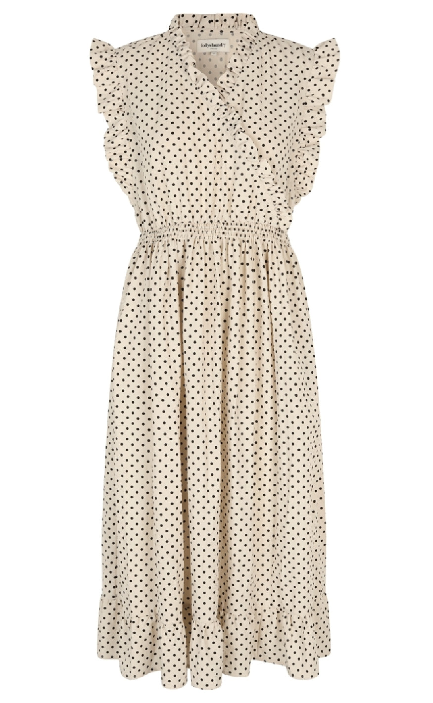 Lollys Laundry Kjole Idina Creme