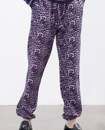 Lollys Laundry Pants Mona Leopard Print