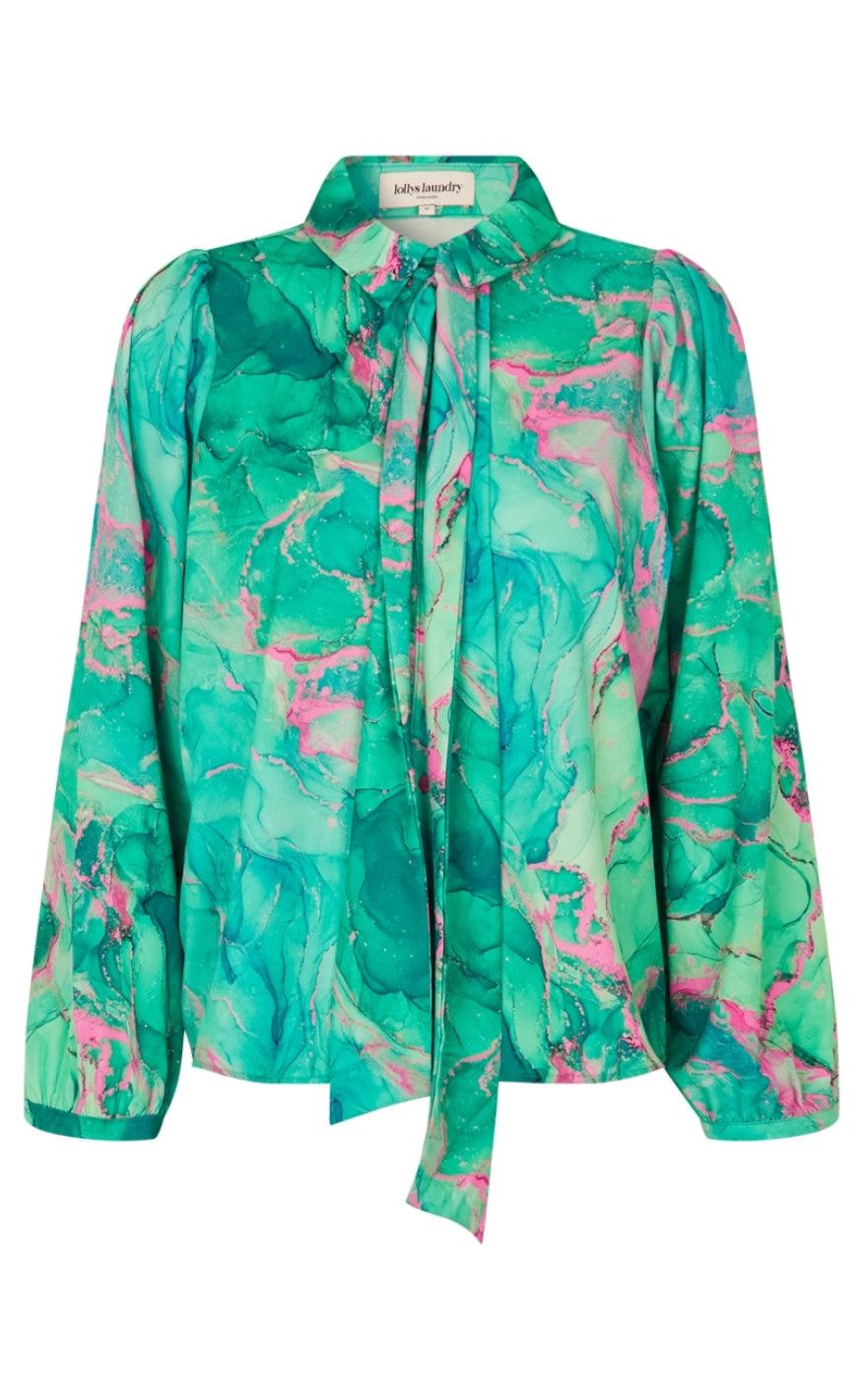 Lollys Laundry Skjorte Ellie Green