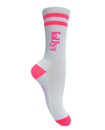 Lollys Laundry Strømper Hill Neon Pink