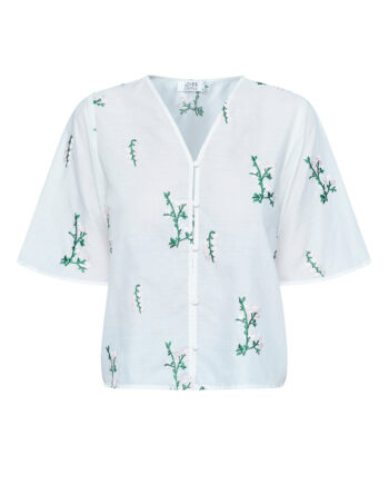 Love   Divine Bluse Love1375-  Cream Flower
