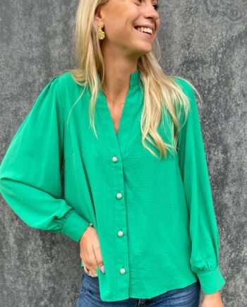 Love   Divine Bluse Love661-  Jade Green
