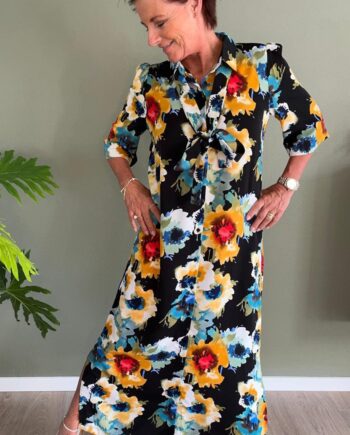 Love   Divine Kjole Love723-  Black Flower