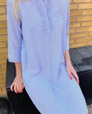 Love   Divine Kjole Love622 Blue White