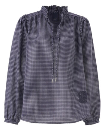 Luxzuz Bluse Josine Night Blue