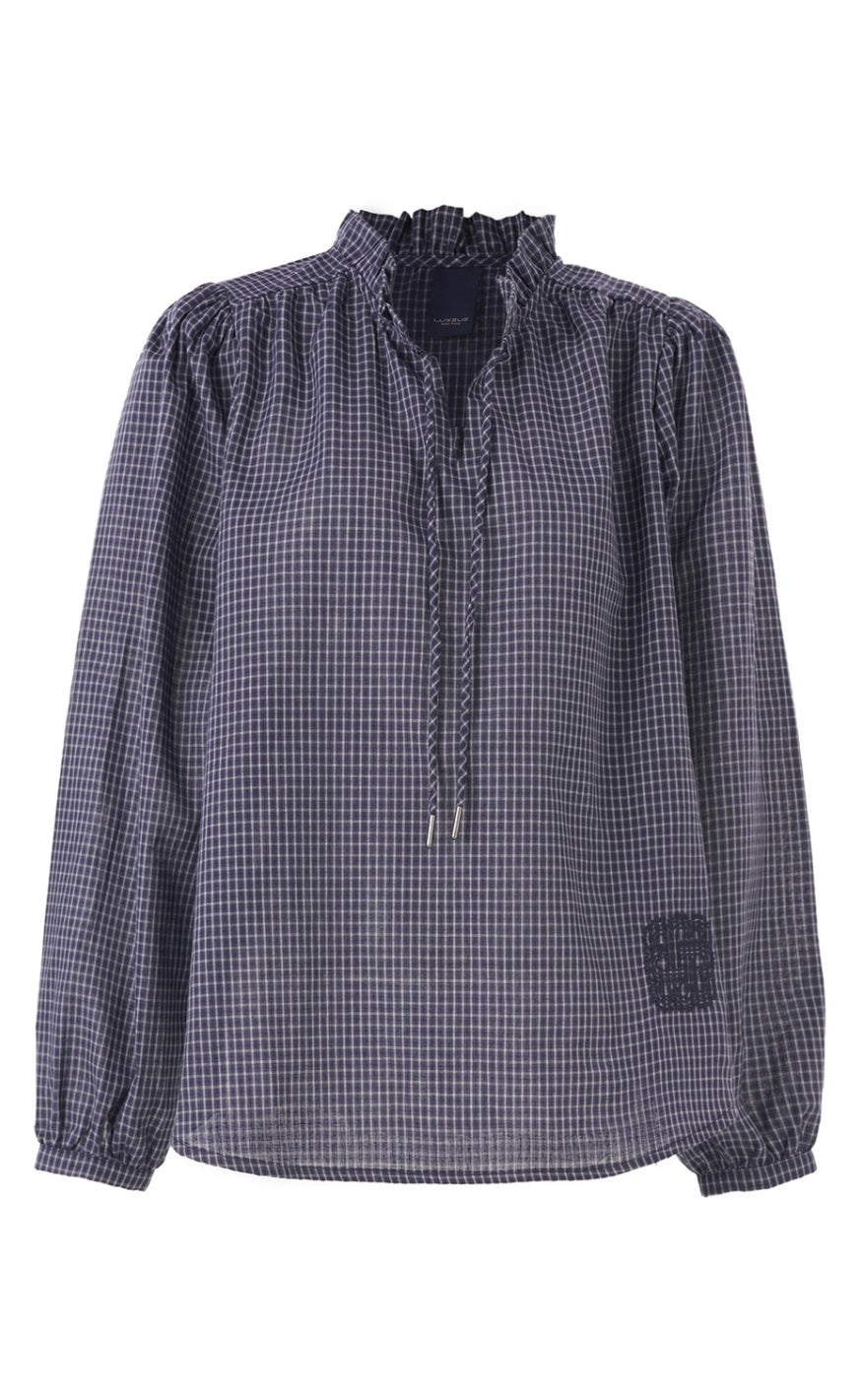 Luxzuz Bluse Josine Night Blue