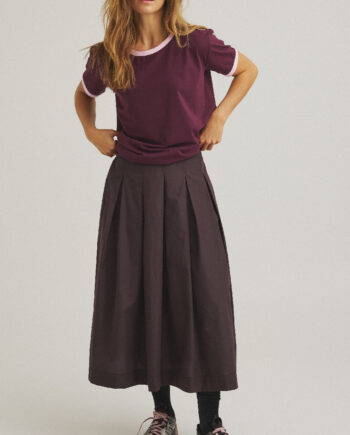 Luxzuz Nederdel Jansine Chocolate Plum