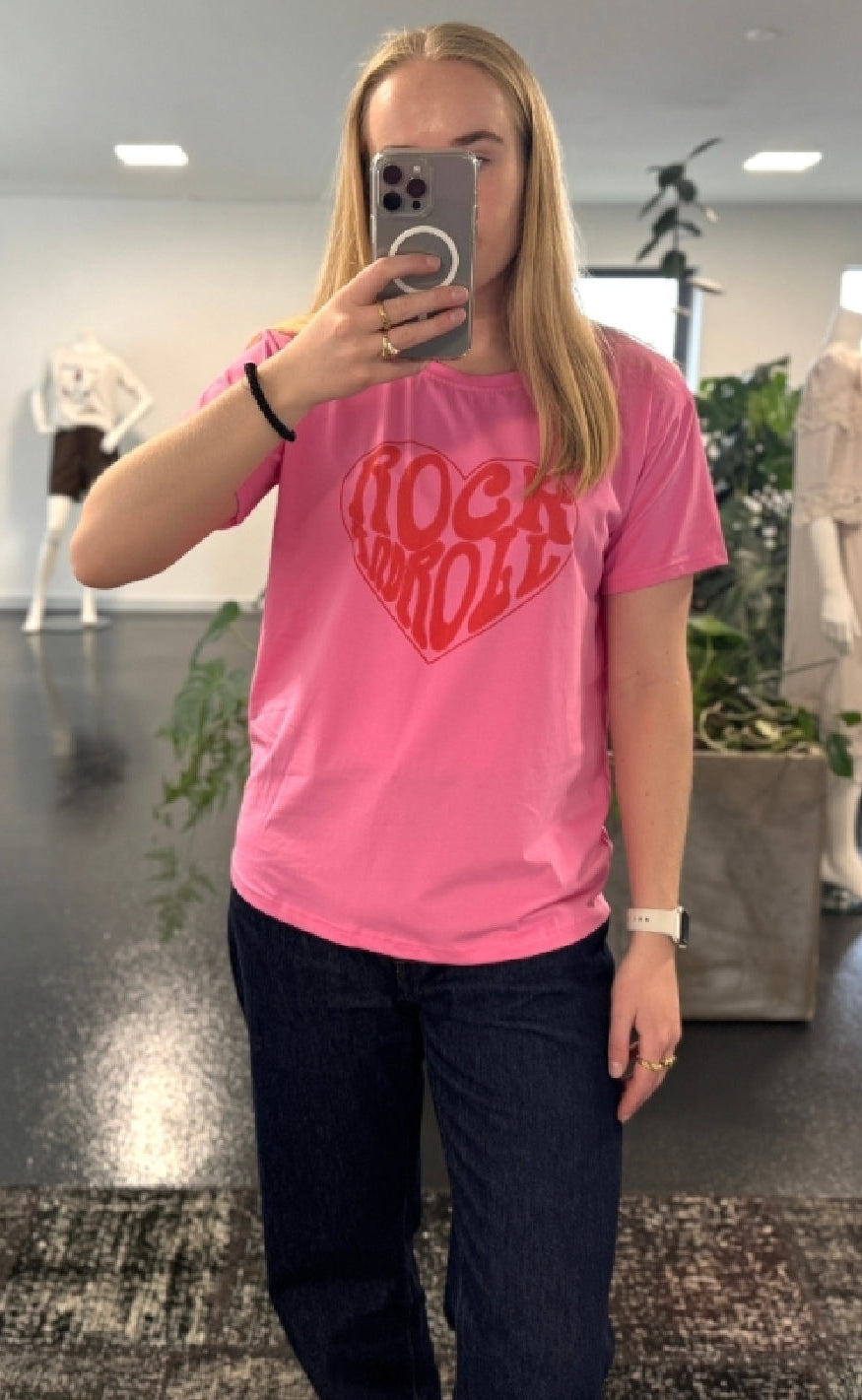 Luxzuz -shirt Rock Roll Prism Pink