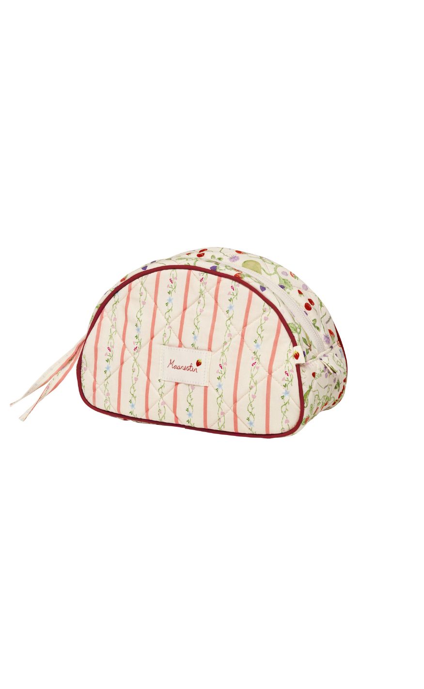Maanesten Makeuptaske Medium Summer Stripes Peach