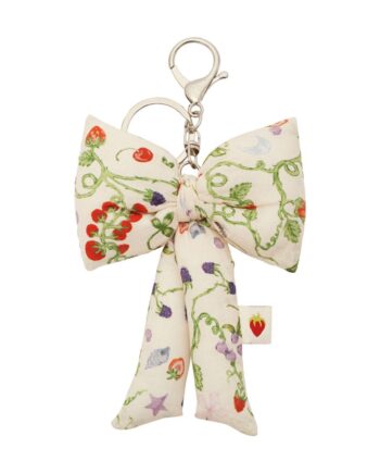 Maanesten Nøglering Fabric Bow Garden Magic Ivory