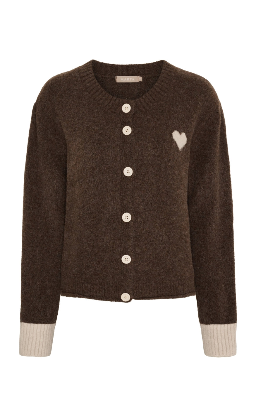 Marta Du Chateau Cardigan Calla Moro Beige