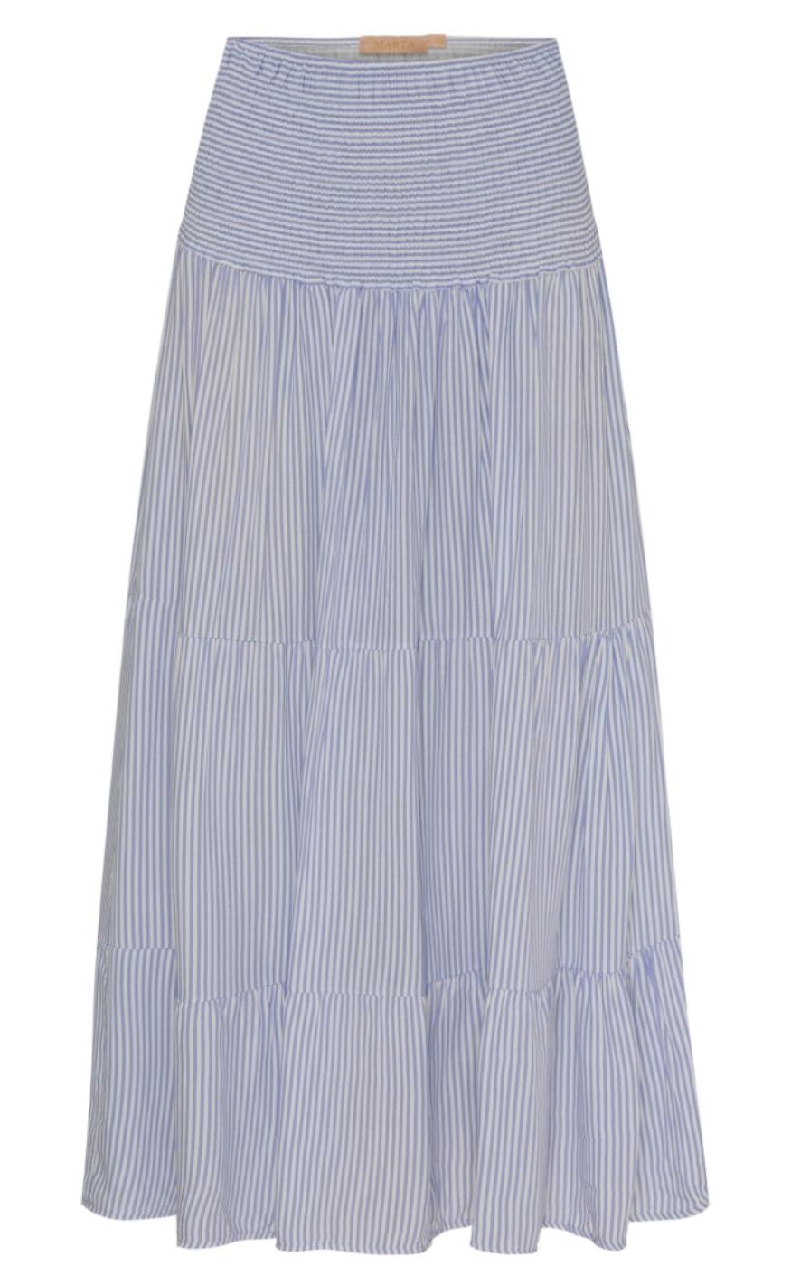 Marta Du Chateau Nederdel 5201 5849 Jeans Stripe