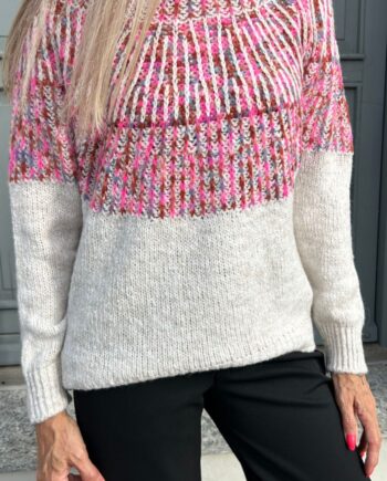 Marta Du Chateau Strik Lilia Crema Fuxia