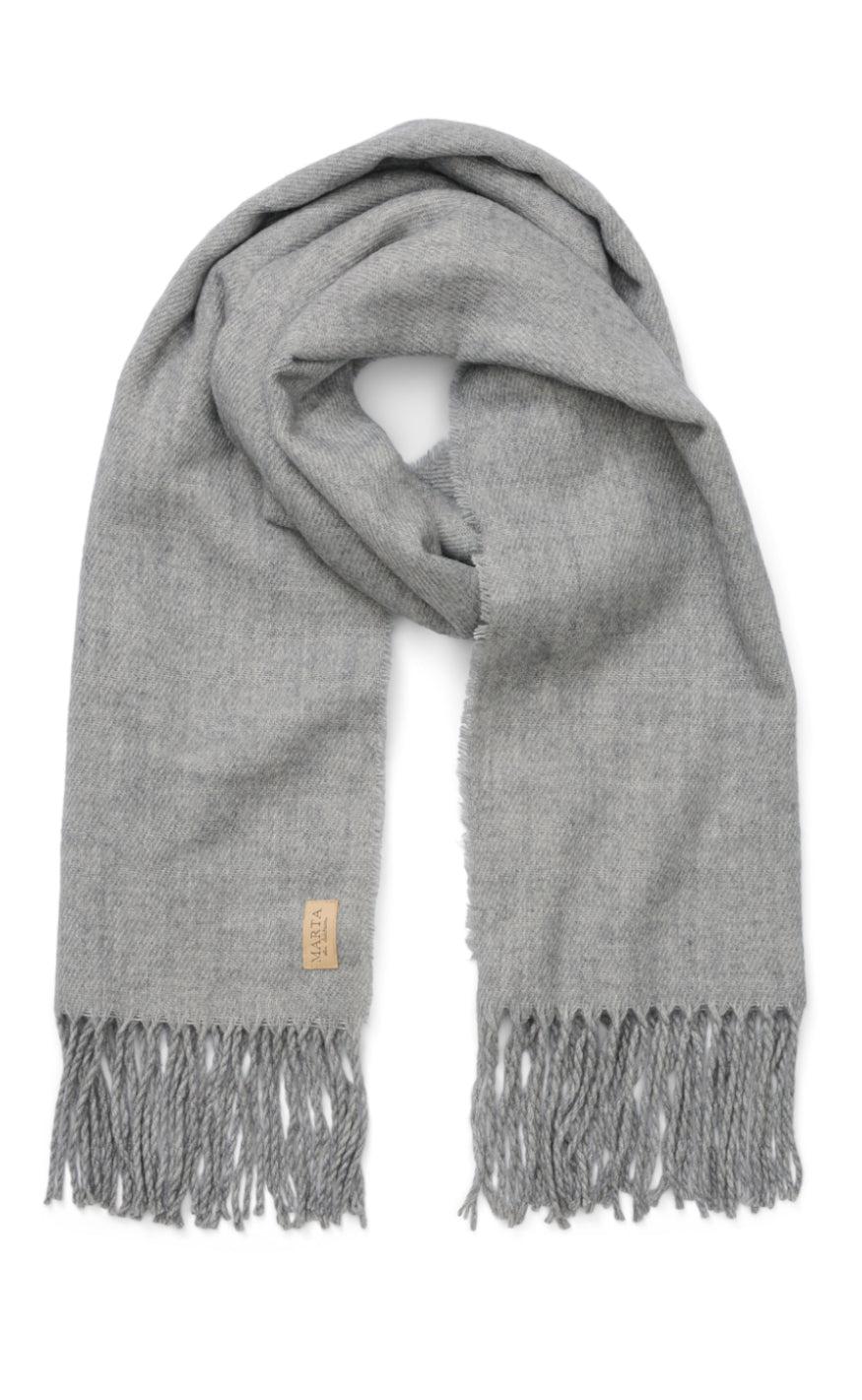 Marta Du Chateau Tørklæde 171419 Light Grey