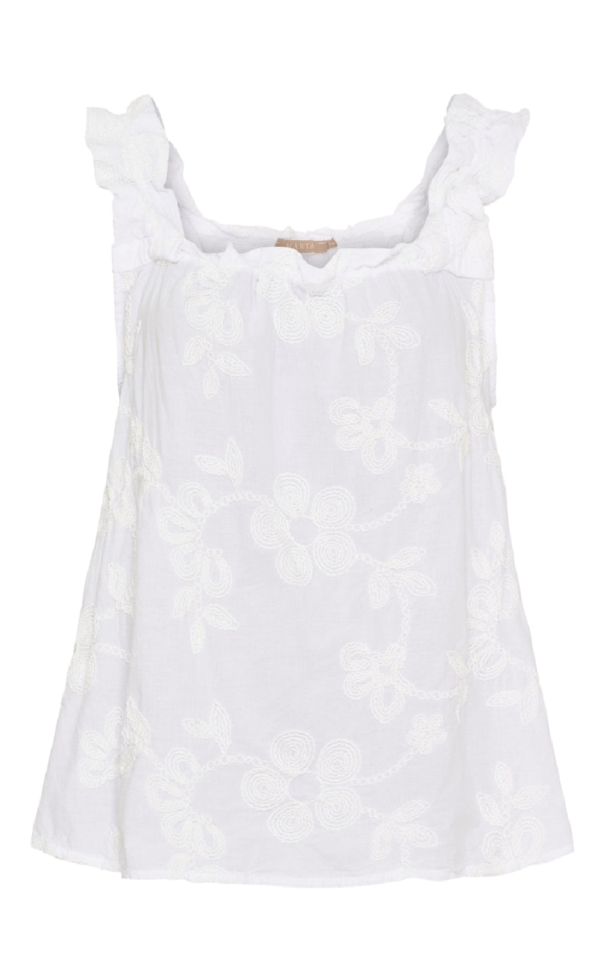 Marta Du Chateau Top Cassandra White