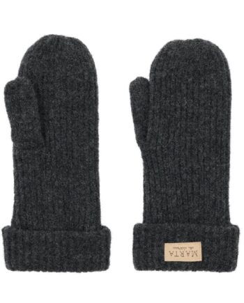 Marta Du Chateau Vanter Knit Mitten Dark Grey