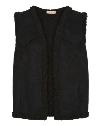 Marta Du Chateau Vest Johanne  Black